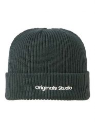 Jack & Jones Czapka-beanie "Vesterbro" w kolorze ciemnozielonym rozmiar: onesize. Zielone czapki męskie Jack & Jones, bez wzorów, z bawełny, sportowe. Za 59.54 zł.