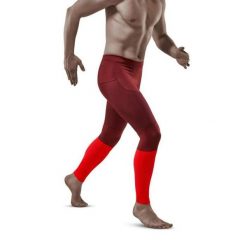 Długie spodnie kompresyjne sportowe CEP 3.0 męskie. Czerwone spodnie sportowe męskie CEP. Za 490.00 zł.