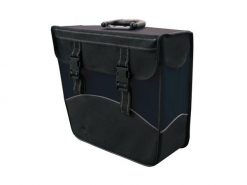 Torba Rowerowa Prawa Pojedyncza 20 Litrów 37 X 33 X 14 Cm - Czarna. Czarne torebki klasyczne damskie GREENLANDS, bez wzorów, z materiału, bez dodatków. Za 207.30 zł.
