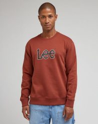 LEE CORE MĘSKA BLUZA BEZ KAPTURA NIEROZPINANA SWEET BROWN LM08RF81. Brązowe bluzy bez kaptura męskie Lee, m. Za 139.99 zł.