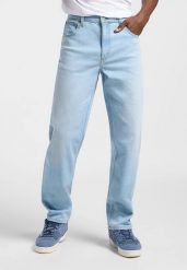 MESKIE SPODNIE LEE OSCAR CHANCE 112365100. Spodnie materiałowe męskie Lee, bez wzorów, z jeansu. Za 219.99 zł.