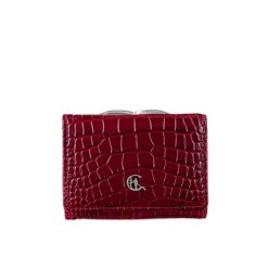 Mały portfel damski Canaletto z naturalnej skóry tłoczonej na wzór krokodyla z RFID – elegancja i bezpieczeństwo PD2000s162. Portfele damskie bez wzorów, ze skóry. Za 148.20 zł.