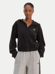 Adidas Bluza Essentials Chenile KE1117 Czarny Loose Fit. Czarne bluzy bez kaptura damskie Adidas, s, z bawełny. Za 299.99 zł.