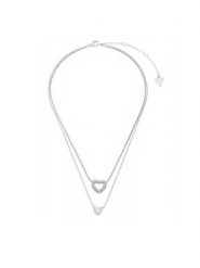 Guess Naszyjnik JUBN05 026JW Srebrny. Szare naszyjniki damskie Guess, srebrne. Za 329.99 zł.