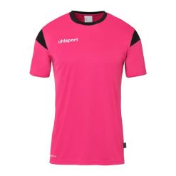 Koszulka Uhlsport Squad 27. Czarne t-shirty damskie UHLSPORT, s, bez wzorów, z dżerseju, bez kołnierzyka. Za 126.00 zł.