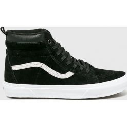 Vans - Trampki Sk8-Hi. Czarne trampki i tenisówki męskie Vans, bez wzorów, z materiału, bez zapięcia. W wyprzedaży za 269.90 zł.