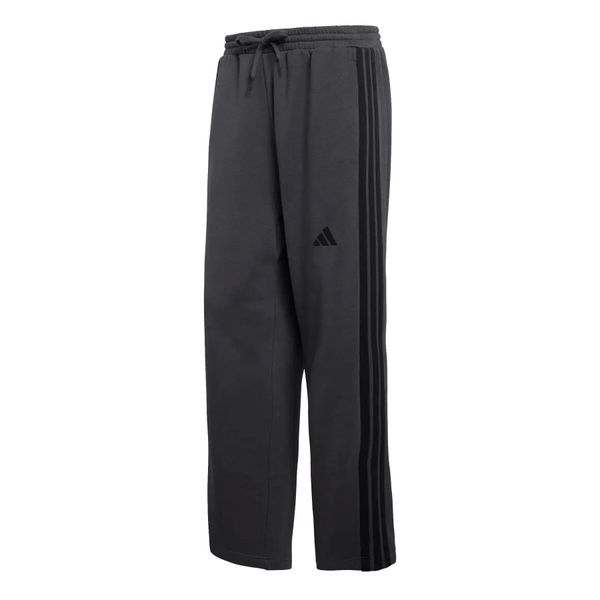 Spodnie do biegania adidas Essentials 3 stripes. Czarne spodnie sportowe męskie Adidas, z dresówki. Za 187.00 zł.