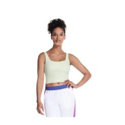 Biustonosz sportowy Skechers. Zielone biustonosze sportowe damskie Skechers, bez wzorów. Za 132.99 zł.