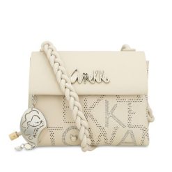Beżowa Elegancka Torebka Damska Anekke Edycja Limitowana. Brązowe torebki klasyczne damskie Anekke, z aplikacjami, ze skóry ekologicznej, bez dodatków. Za 329.00 zł.