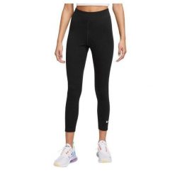 Legginsy Getry Spodnie Nike Bawełniane Z Logo Wysoki Stan. Czarne legginsy sportowe damskie Nike, bez wzorów, z bawełny, z podwyższonym stanem, na fitness i siłownię. Za 179.00 zł.