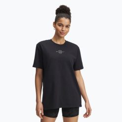 Koszulka damska Under Armour Project Rock Campus. Czarne bluzki damskie Under Armour, m, bez wzorów, bez ramiączek. Za 159.99 zł.