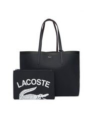 Lacoste Torebka NF5128AS Czerwony. Czerwone torebki klasyczne damskie Lacoste, bez wzorów, ze skóry, bez dodatków. Za 689.99 zł.