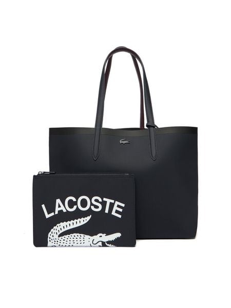 Lacoste Torebka NF5128AS Czerwony. Czerwone torebki klasyczne damskie Lacoste, bez wzorów, ze skóry, bez dodatków. Za 689.99 zł.