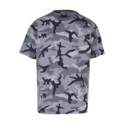 Męska Koszulka Camo Heavyweight Oversized T-shirt. Brązowe t-shirty męskie Urban Classics, m, bez wzorów, bez kołnierzyka. Za 129.99 zł.