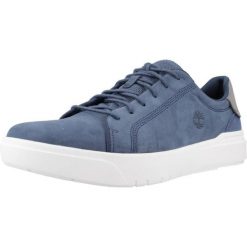 Tenisówki Timberland Model Seneca Bay Low Lace Up Kolor Niebieski. Niebieskie trampki i tenisówki męskie Timberland, bez wzorów, z jeansu, bez zapięcia. Za 466.30 zł.