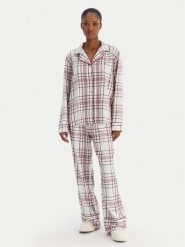 Tommy Hilfiger Piżama UW0UW06155 Écru Relaxed Fit. Piżamy damskie Tommy Hilfiger, xl, bez wzorów, z syntetyku, bez ramiączek. Za 419.99 zł.