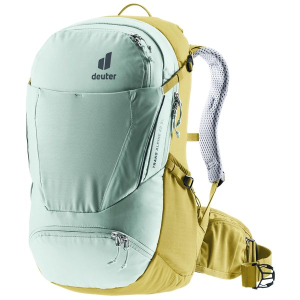 Plecak rowerowy Deuter Trans Alpine 22 SL - frost/linden. Żółte plecaki damskie Deuter, bez wzorów, z materiału. Za 494.99 zł.