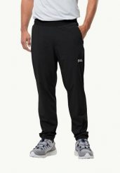 JACK WOLFSKIN Spodnie turystyczne męskie Prelight Chill Pants M black-M. Czarne spodnie materiałowe męskie Jack Wolfskin, bez wzorów, z elastanu. Za 283.39 zł.