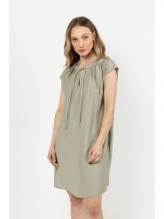 Awama Sukienka w kolorze jasnozielonym rozmiar: L. Zielone sukienki damskie Awama, l, bez wzorów, bez kołnierzyka, bez ramiączek, midi. Za 144.99 zł.