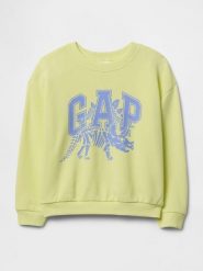 GAP Bluza w kolorze żółtym rozmiar: 110. Żółte bluzy i bluzki niemowlęce GAP, bez wzorów, bez ramiączek, bez kaptura. Za 47.82 zł.