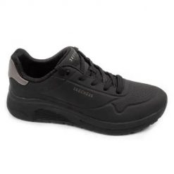 Buty do chodzenia damskie Skechers Uno Lite 2. Czarne buty sportowe na co dzień damskie Skechers, bez wzorów, z materiału, trekkingowe. Za 354.00 zł.