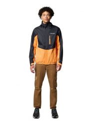 Columbia Kurtka funkcyjna "Pouring Adventure" w kolorze pomarańczowo-granatowym rozmiar: XL. Niebieskie kurtki outdoor męskie Columbia, xl, bez wzorów, bez kaptura. Za 190.63 zł.