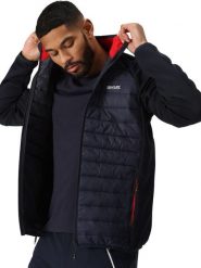 Regatta Kurtka hybrydowa "Clumber IV" w kolorze granatowym rozmiar: S. Niebieskie kurtki outdoor męskie Regatta, s, bez wzorów, z puchu, bez kaptura. Za 105.14 zł.