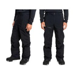 Męskie Spodnie QUIKSILVER Mission Gore-Tex® Snow Pants. Czarne spodnie materiałowe męskie Quiksilver, bez wzorów, z gore-texu, sportowe. Za 659.00 zł.