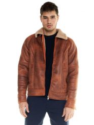 Kurtka z pełny zamek błyskawiczny na co dzień. Niebieskie kurtki outdoor męskie LEONE 1947 APPAREL, l, bez wzorów, bez kaptura. Za 273.61 zł.
