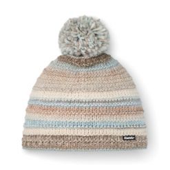 Czapka Eisbar Mikata Pompon MÜ. Niebieskie czapki męskie Eisbar, na zimę, bez wzorów, z materiału, eleganckie. Za 249.90 zł.