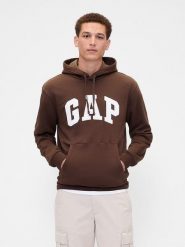 GAP Bluza w kolorze brązowym rozmiar: XL. Brązowe bluzy z kapturem męskie GAP, xl. Za 131.74 zł.