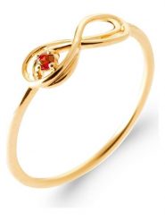 L'Atélier Précieux Pozłacany pierścionek z cyrkonią rozmiar: 60. Żółte pierścionki damskie L'Atélier Précieux, z cyrkonią, pozłacane. Za 113.99 zł.