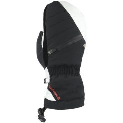 Rękawiczki narciarskie i snowboardowe damskie KINETIXX Alina Mitt white/black. Białe rękawiczki damskie KINETIXX, na zimę, bez wzorów. W wyprzedaży za 290.00 zł.