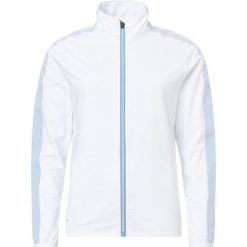Kurtka dresowa midlayer damska Abacus Bovey. Białe kurtki damskie ABACUS, bez wzorów, z dresówki, bez kaptura. Za 413.30 zł.