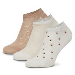 Skarpety krótkie Nine West. Brązowe skarpetki damskie Nine West, bez wzorów. Za 39.99 zł.
