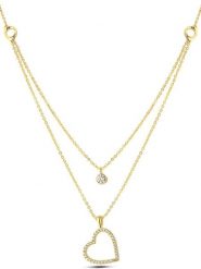 Atelier MIU Pozłacany naszyjnik z zawieszkami - dł. 45 cm rozmiar: onesize. Żółte naszyjniki damskie atelier MIU, pozłacane. Za 34.99 zł.