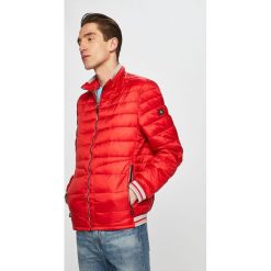 Pierre Cardin - Kurtka. Czerwone kurtki męskie Pierre Cardin, bez wzorów, z materiału, bez kaptura. W wyprzedaży za 299.90 zł.