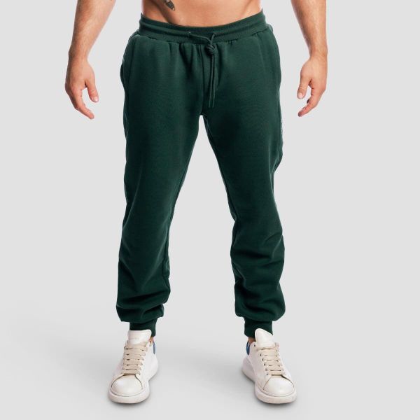 Spodnie męskie fitness oversize ze sznurkiem zielone Base. Zielone spodnie sportowe męskie GYMBEAM, z bawełny. Za 137.90 zł.