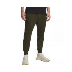 Spodnie dresowe Under Armour Unstoppable Fleece. Zielone spodnie dresowe męskie Under Armour, z dresówki. Za 523.99 zł.