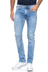 LEE LUKE MĘSKIE SPODNIE JEANSOWE JEANSY DŻINSY URBAN MID L719ROUT 112119409. Niebieskie jeansy męskie Lee. W wyprzedaży za 119.99 zł.