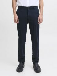 Jack & Jones spodnie materiałowe - JPSTMarco Bowie Mężczyźni Bawełna niebieski, 30-32. Niebieskie spodnie materiałowe męskie Jack & Jones, bez wzorów, z bawełny, z obniżonym stanem. Za 159.95 zł.