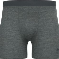 Bokserki męskie ODLO Merino 160 Boxer. Szare bokserki męskie Odlo, bez wzorów. Za 249.99 zł.