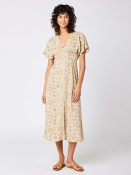 Rip Curl Sukienka ze wzorem rozmiar: L. Sukienki damskie Rip Curl, l, bez wzorów, z wiskozy, bez kołnierzyka, bez ramiączek, midi. Za 170.47 zł.