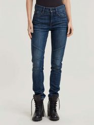 G-Star Dżinsy - Slim fit - w kolorze niebieskim rozmiar: W27/L32. Niebieskie jeansy damskie G-Star. Za 171.28 zł.