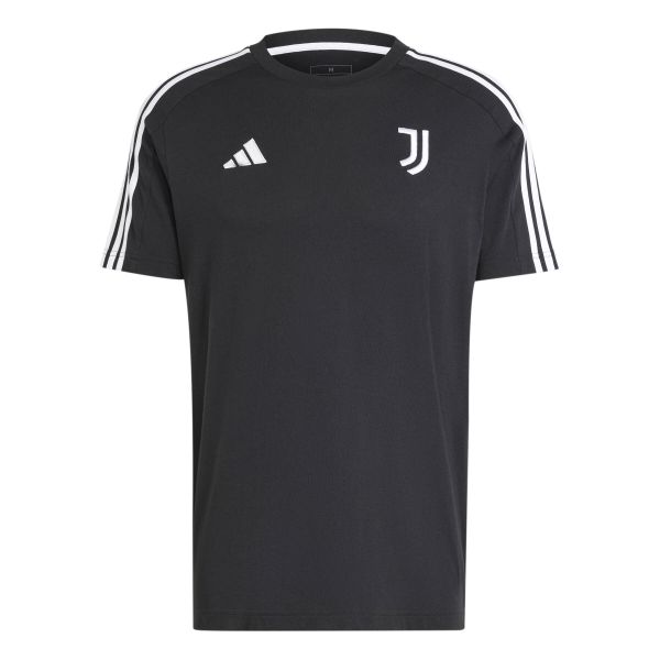 Koszulka Juventus Turin Dna 2024/25. Czarne t-shirty sportowe męskie Adidas, xl, z bawełny, bez ramiączek, do piłki nożnej. Za 165.90 zł.