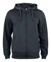 Clique Basic Active Hoody Full Zip – bluza z kapturem 100% poliester – black. Czarne bluzy z kapturem męskie CLIQUE, s, z materiału. Za 202.61 zł.