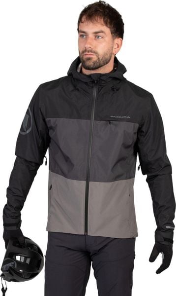 Kurtka Endura SingleTrack II. Czarne kurtki treningowe męskie ENDURA, l, bez wzorów, z dzianiny, rowerowe. Za 629.99 zł.