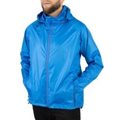 Kurtka przeciwdeszczowa męska Viking Rainier Man. Czarne kurtki treningowe męskie VIKING, m, bez wzorów, z materiału, rowerowe. Za 153.99 zł.