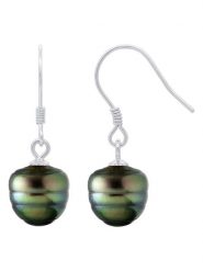 ATELIERS SAINT GERMAIN Srebrne kolczyki z perłami Tahiti rozmiar: onesize. Szare kolczyki damskie ATELIERS SAINT GERMAIN, z perłą, srebrne, z zapięciem typu bigiel. Za 347.99 zł.