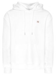 Calvin Klein Bluza LV04RC274G Biały Regular Fit. Białe bluzy bez kaptura męskie CALVIN KLEIN, m, z bawełny. Za 389.99 zł.